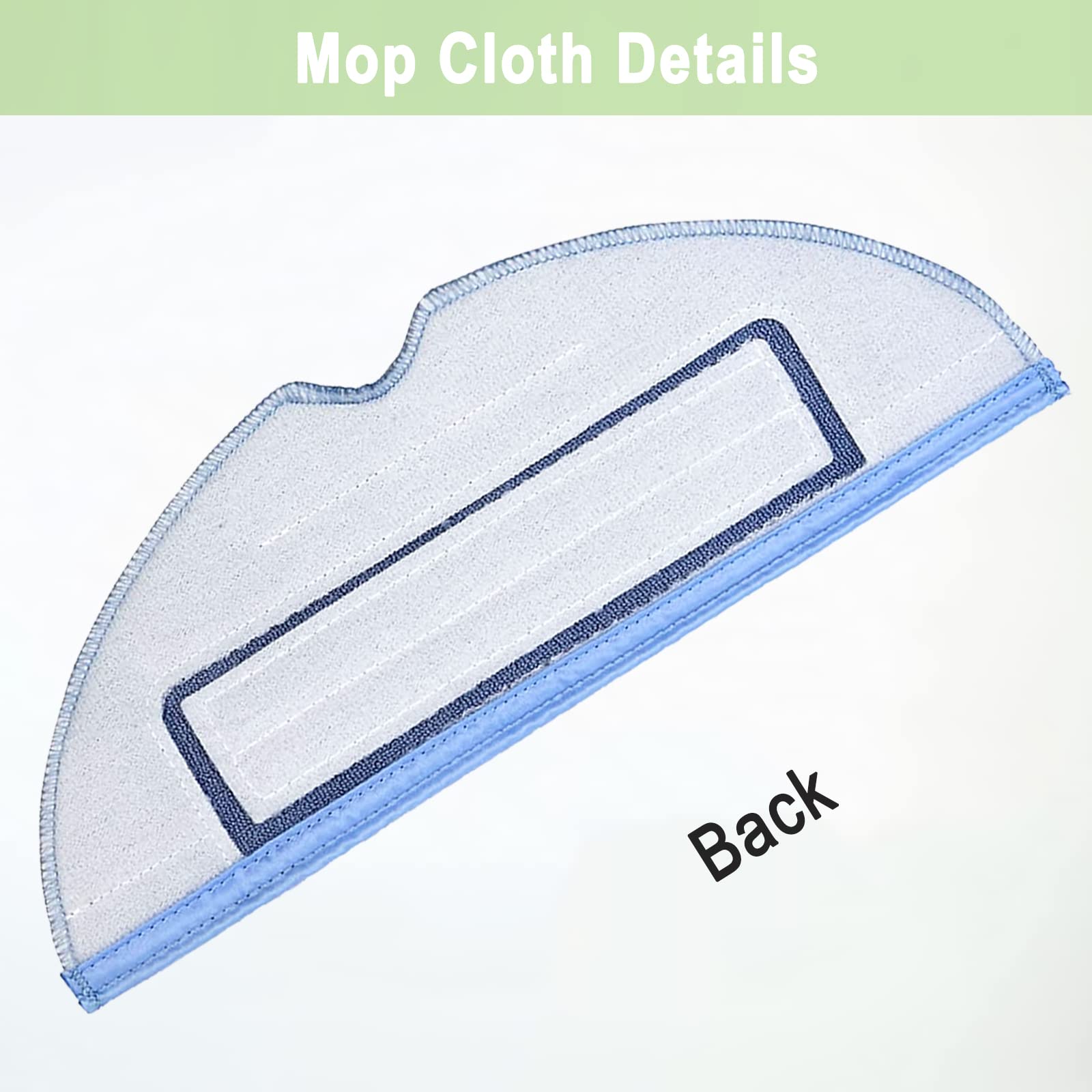 8 Pack S7 Vacuum Mop Replacement Pads for Xiaomi Roborock S7 Roborock S7+ Roborock S7 MaxV Roborock S8/S8+ Roborock S7 MaxV Plus